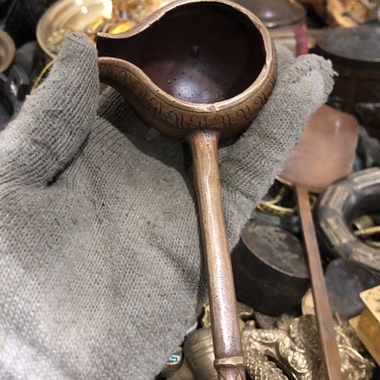 铜***片闪电购铜摆件工艺品