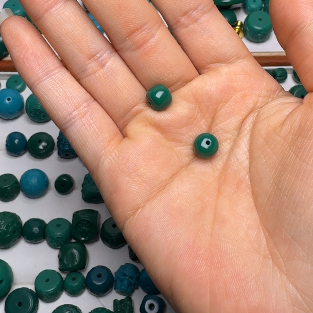 琉璃颈饰定制虎头20