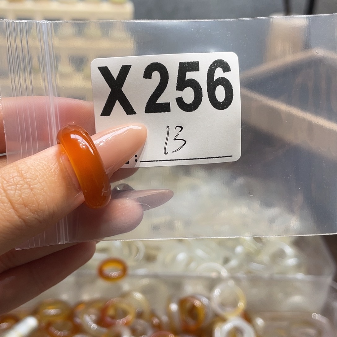 玛瑙/玉髓未镶嵌戒指256