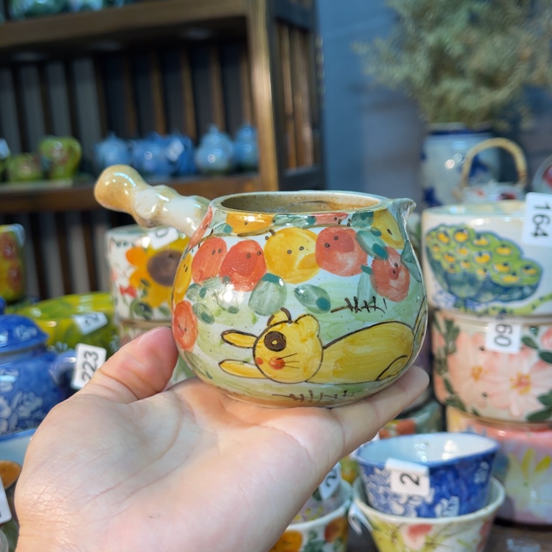 杯素浅陶瓷手工手绘