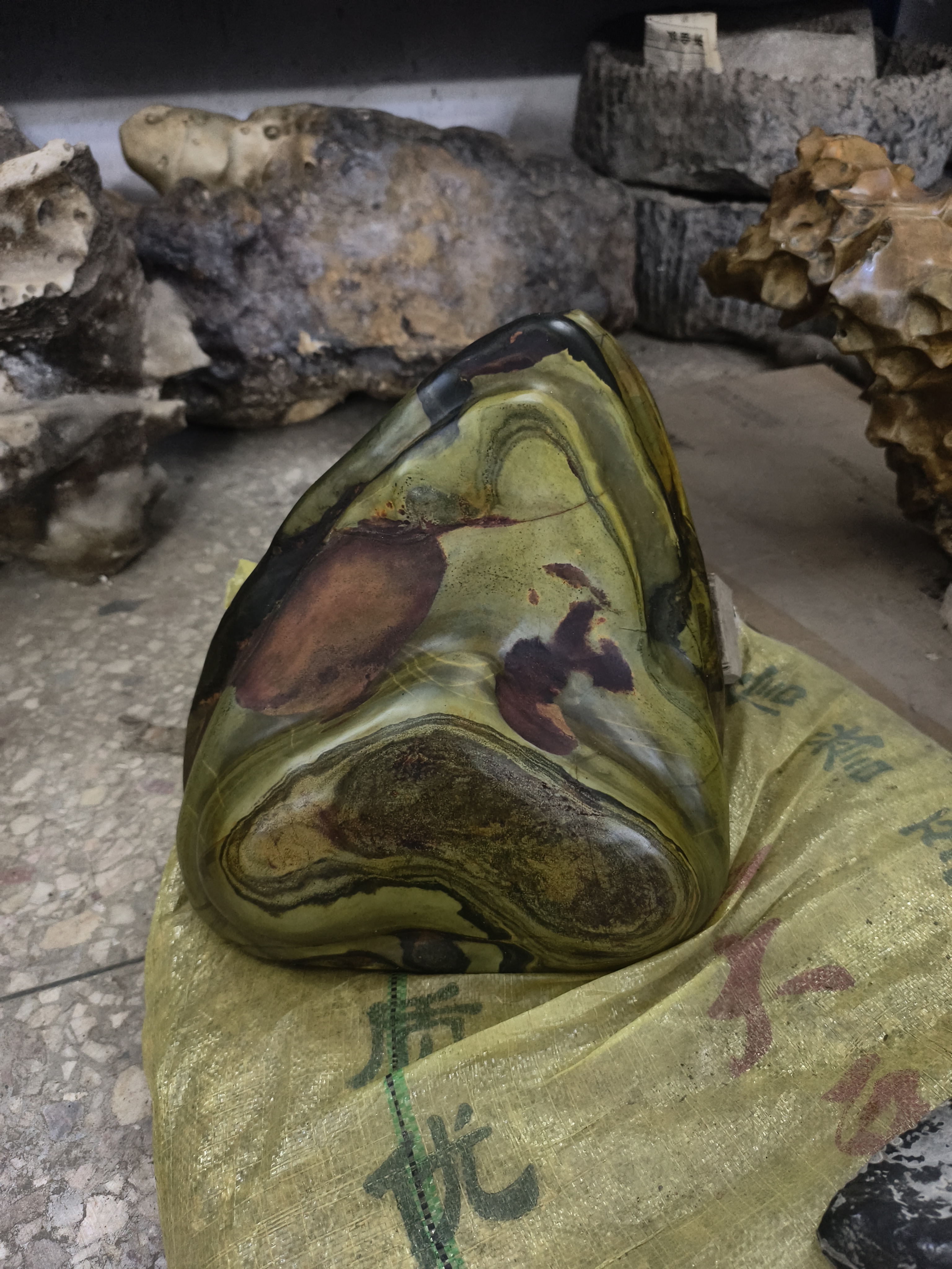 广西水冲石太湖石石头原石10奇石石头摆件