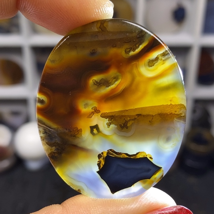 玛瑙/玉髓未镶嵌颈饰