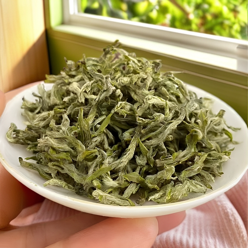 黄伊凡2025年新茶【手工甘露】头采春茶 回甘好 肥芽头四川茶