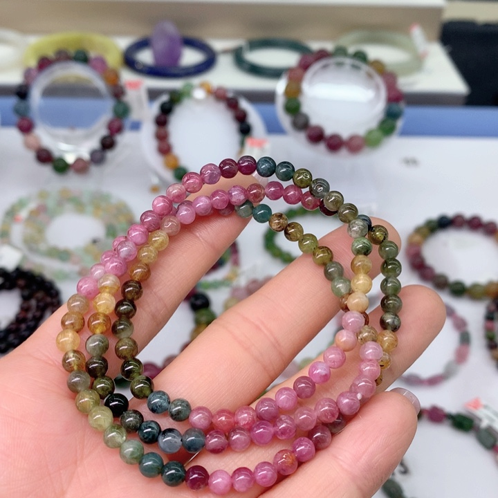 未镶嵌手链碧玺124