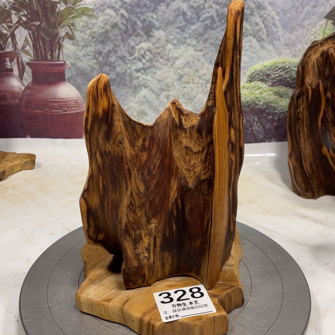 开***陈木清凉薄荷药香味随形摆件，土埋老料自然香韵造型独特