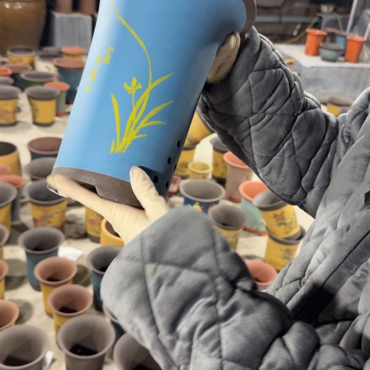 紫砂花盆紫砂花盆口径20/26