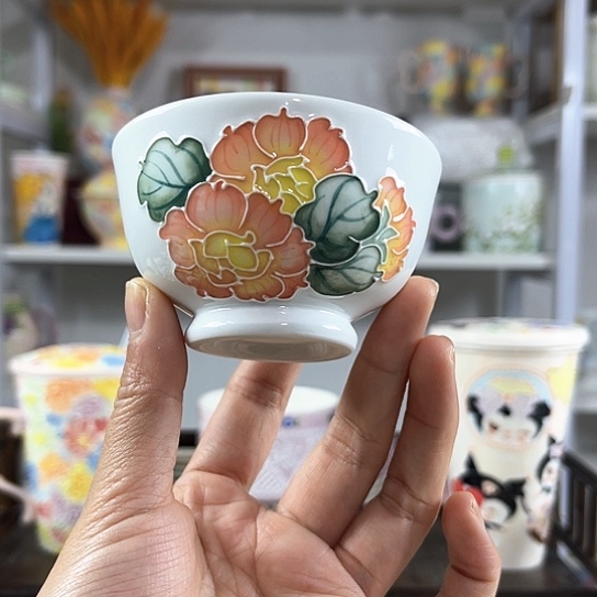 手绘高温釉下彩陶瓷