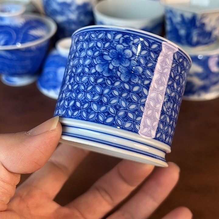 申***秋瓷片景德镇全手工手绘陶瓷