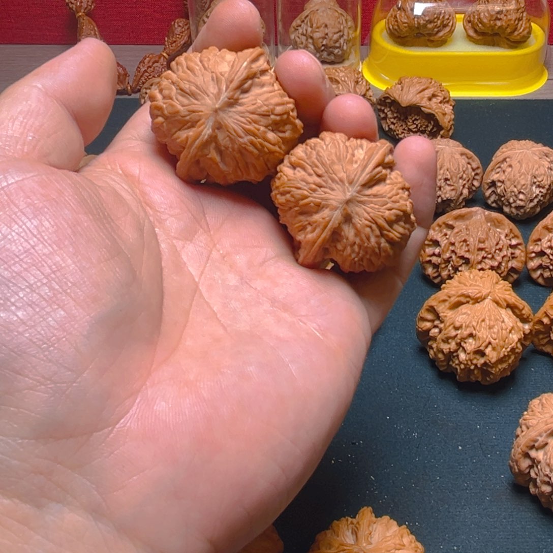 文玩核桃把件风*磨盘39