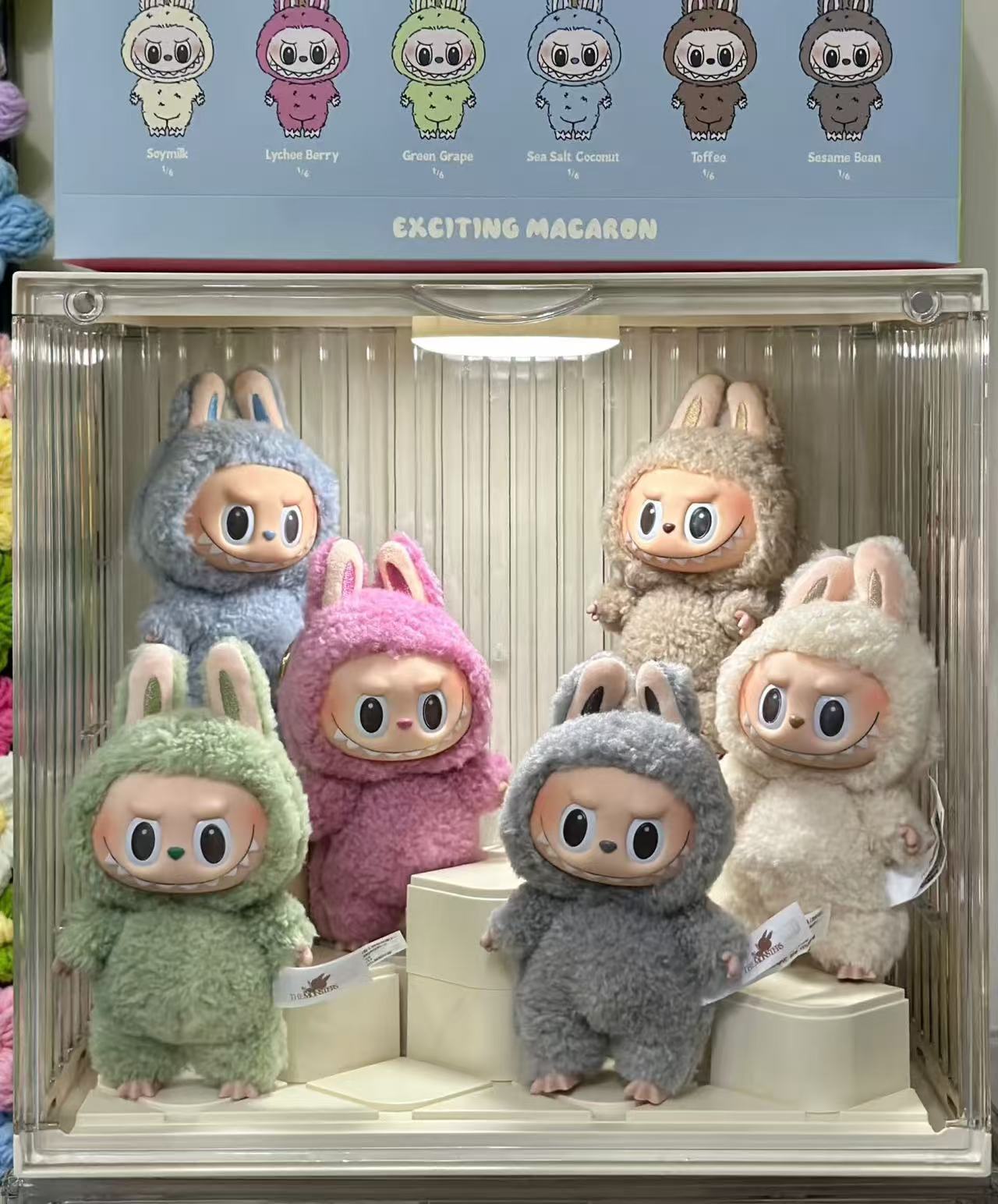 【直播代拆】马卡龙搪胶系列