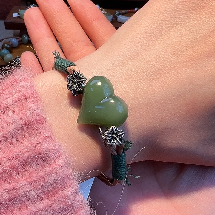 未镶嵌手链和田玉忽*