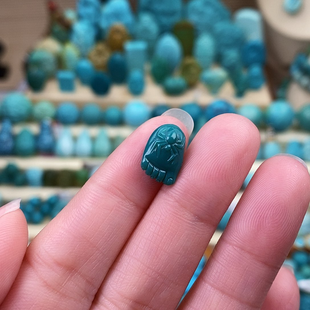 绿松石珠宝奇石未镶嵌