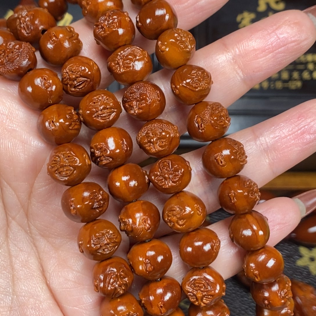 橄榄核吊坠108罗汉11111