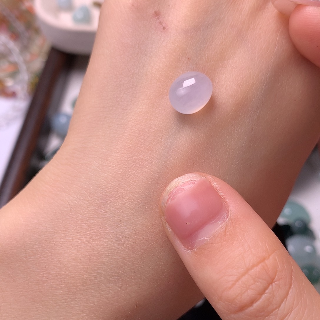 布***冻翡翠未镶嵌颈饰拍12单