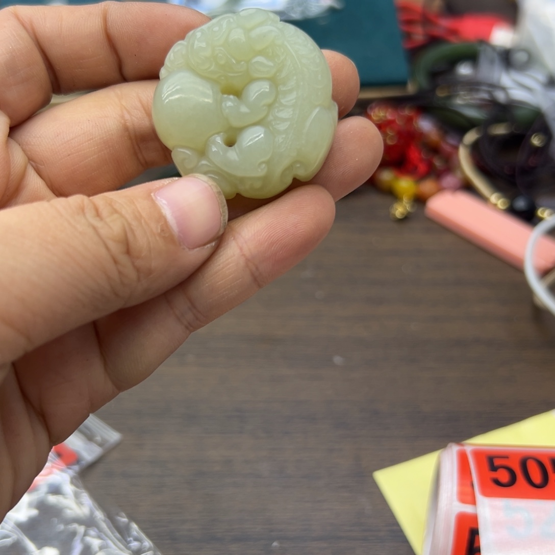 和田玉未镶嵌颈饰505