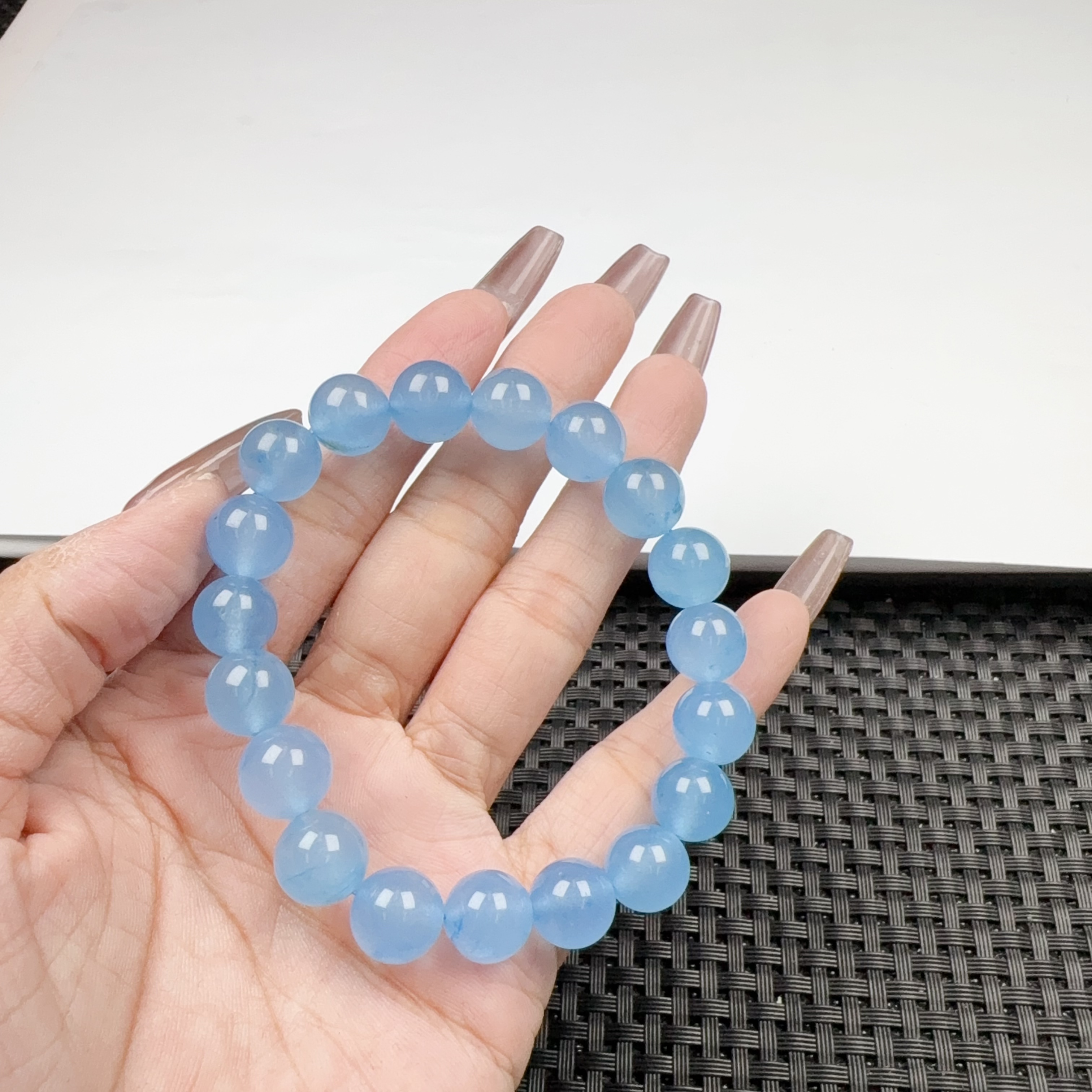 z313深蓝冰10m手串女款时尚