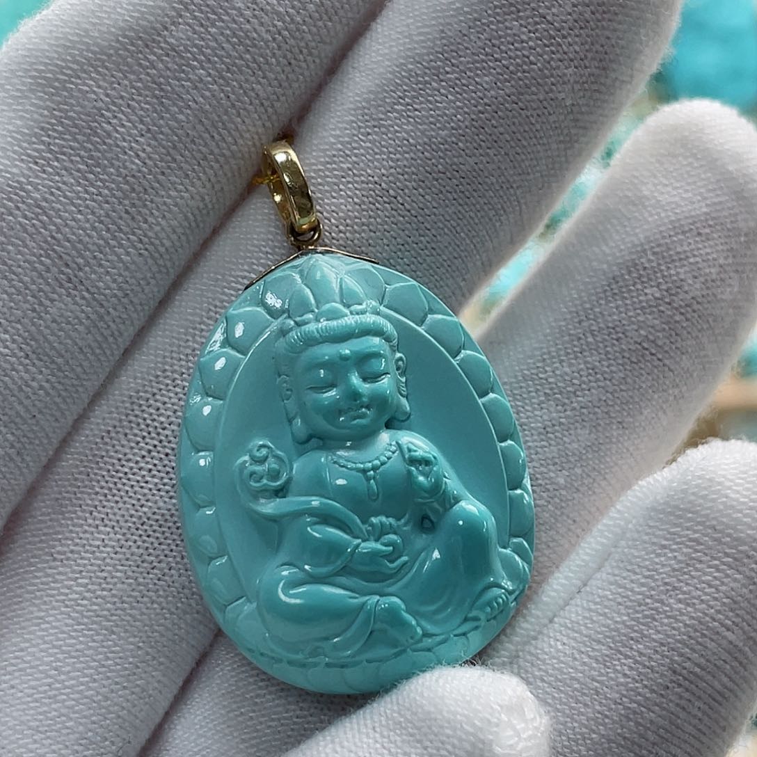 绿松石珠宝奇石未镶嵌