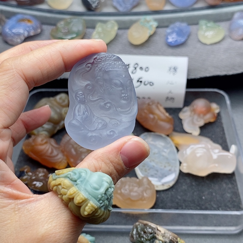 【闪购商品】未镶嵌吊坠定制玛瑙