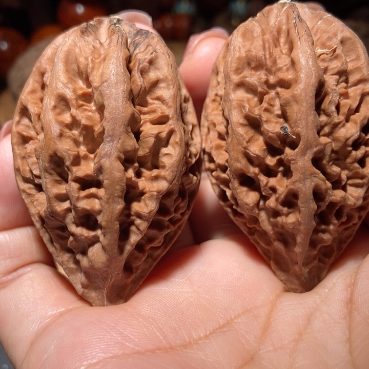 把件文玩核桃东北楸子小雪244