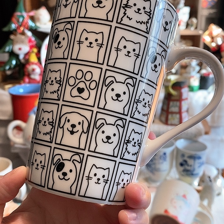 猫狗合影马克杯…………
