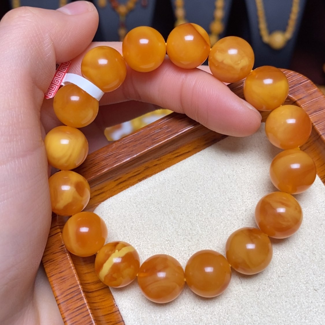 【闪购商品】蜜蜡手链未镶嵌手串