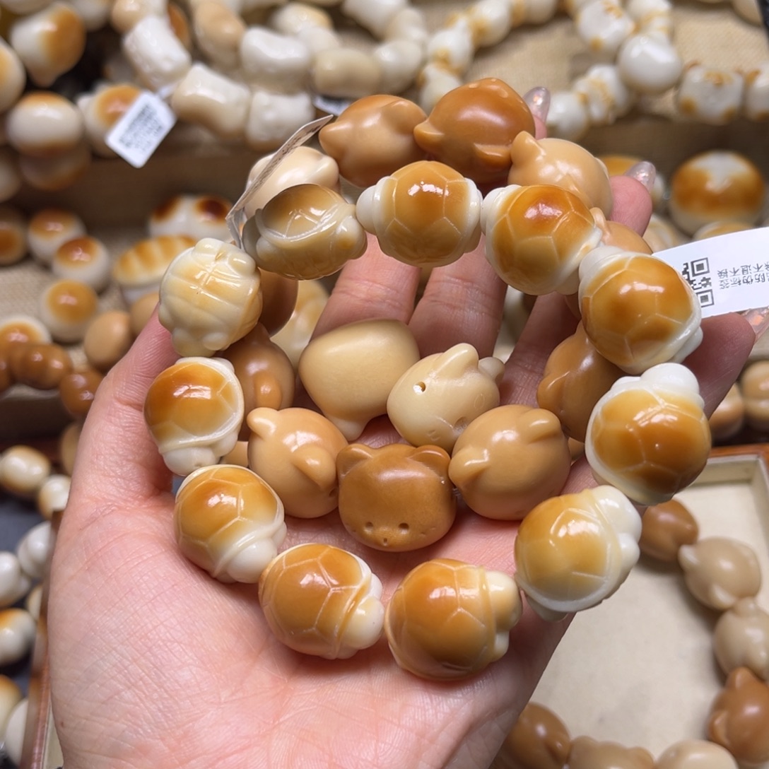 吊坠菩提根/象牙果12.13.60号链接微瑕小乌龟11颗11颗风化熊头