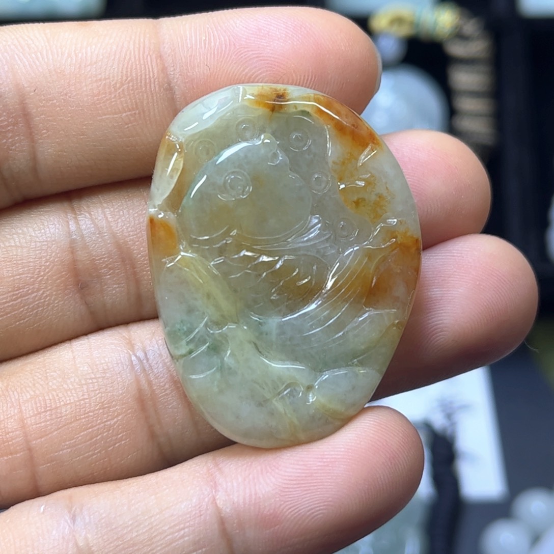 翡翠未镶嵌颈饰缅甸天然翡翠