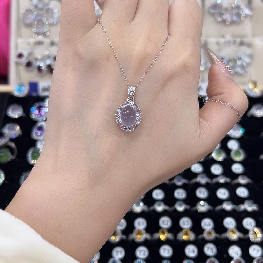 银S925镶嵌萤石戒指