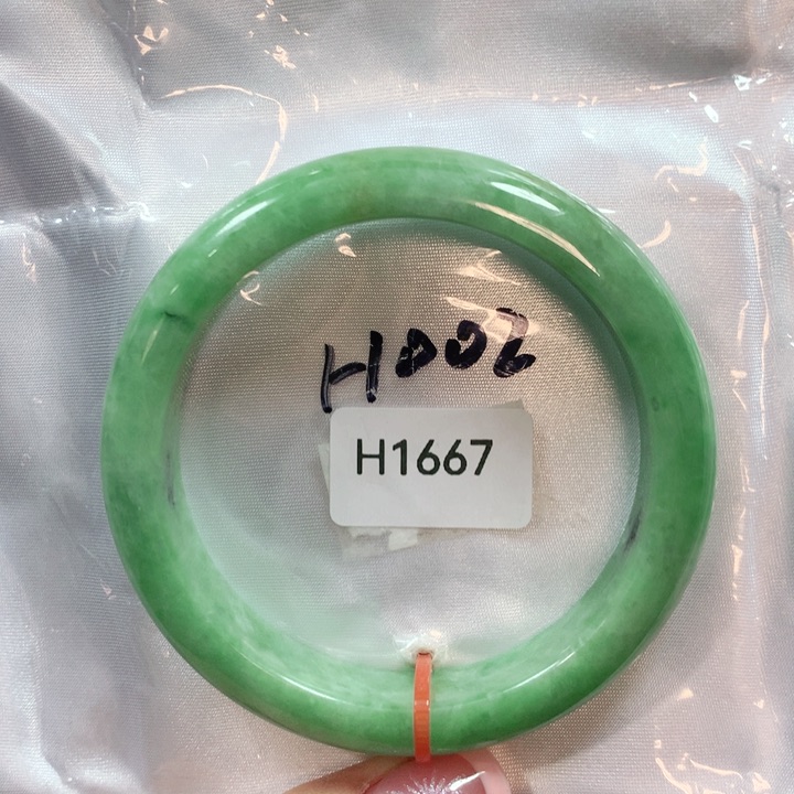 翡翠手镯未镶嵌天然翡翠手镯56