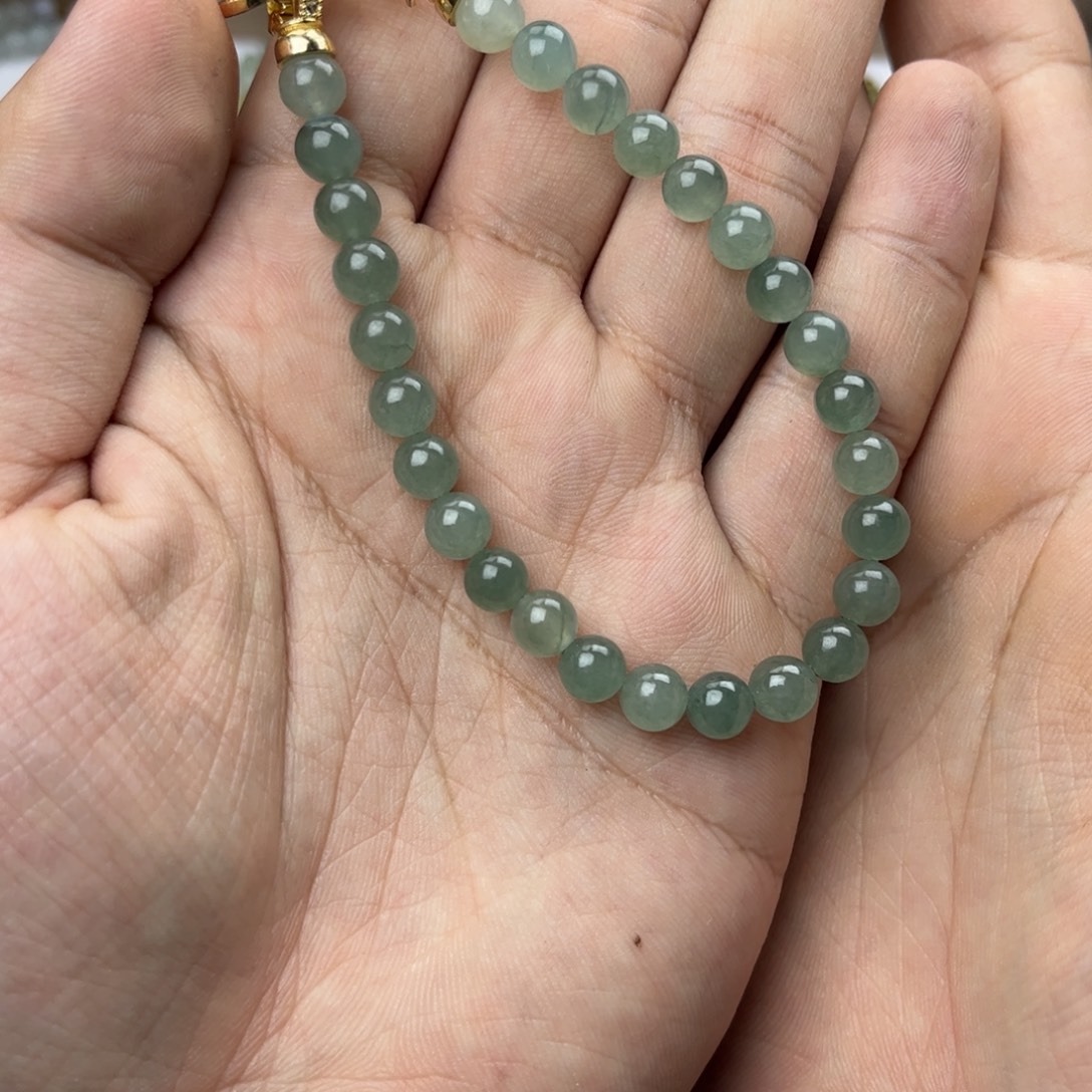 稀***-翡翠未镶嵌颈饰122