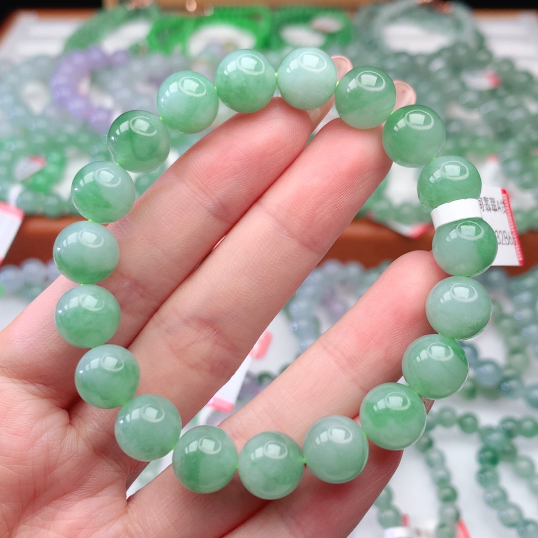 翡翠手链未镶嵌翡翠10mm