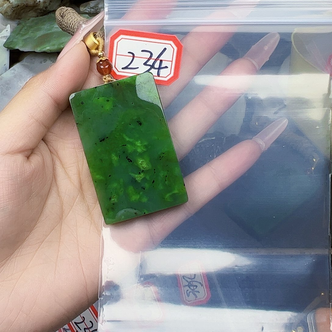 和田玉珠宝半成品未镶嵌