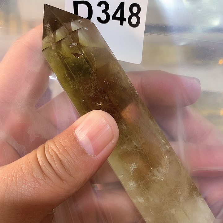 水晶天然水晶柱子D348未镶嵌郑*?