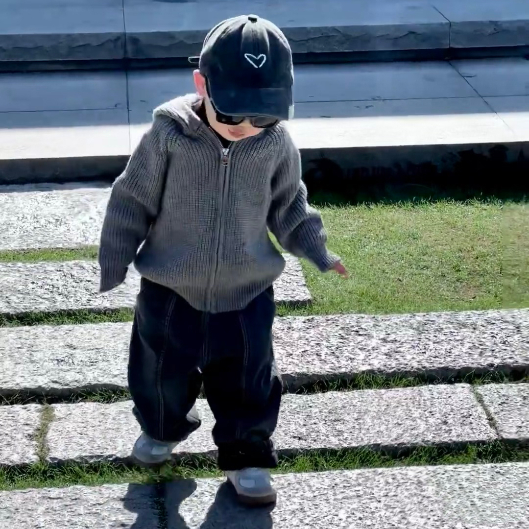 【809】婴幼儿你四季百搭baby裤子秋冬保暖复合绒螺纹单裤