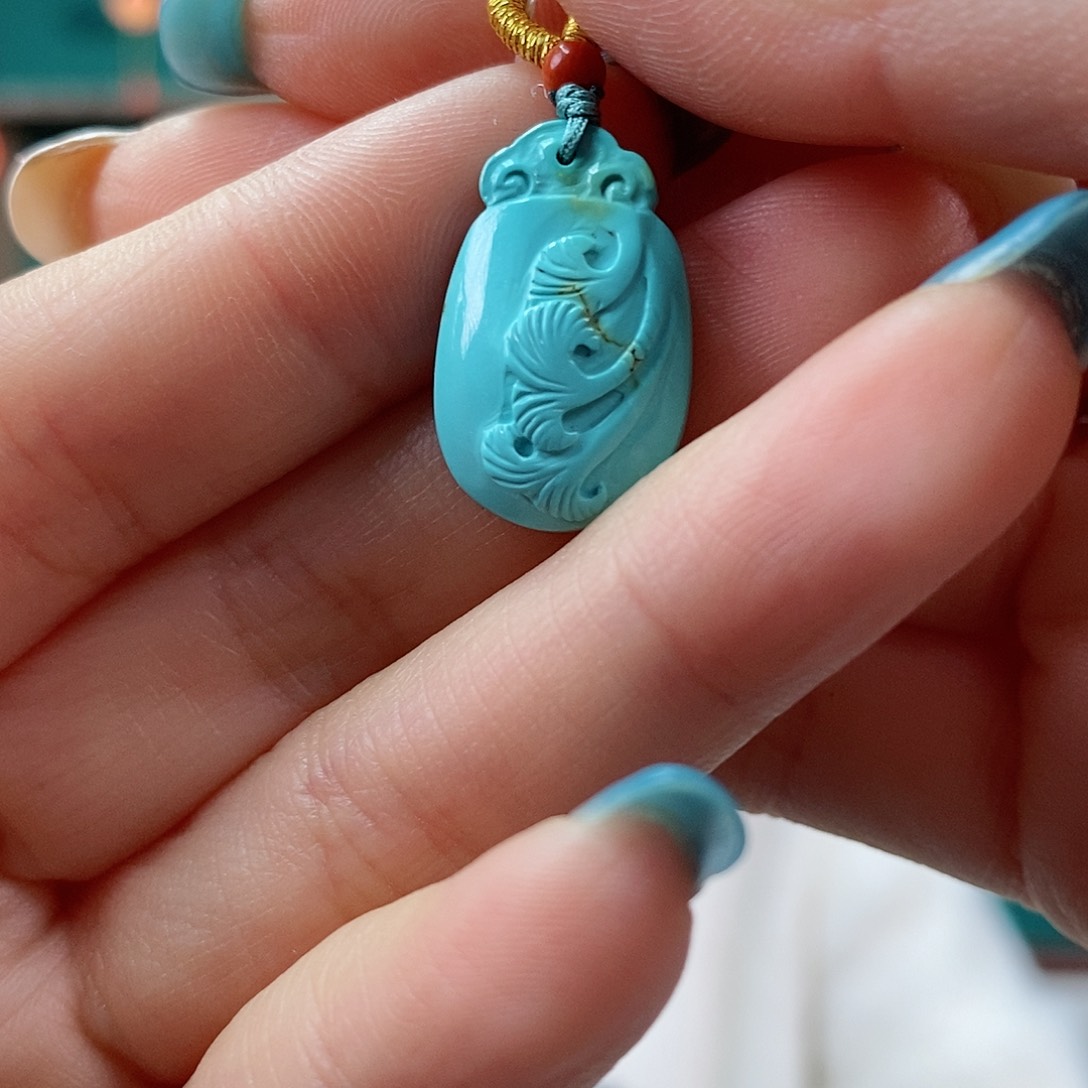 绿松石珠宝奇石未镶嵌