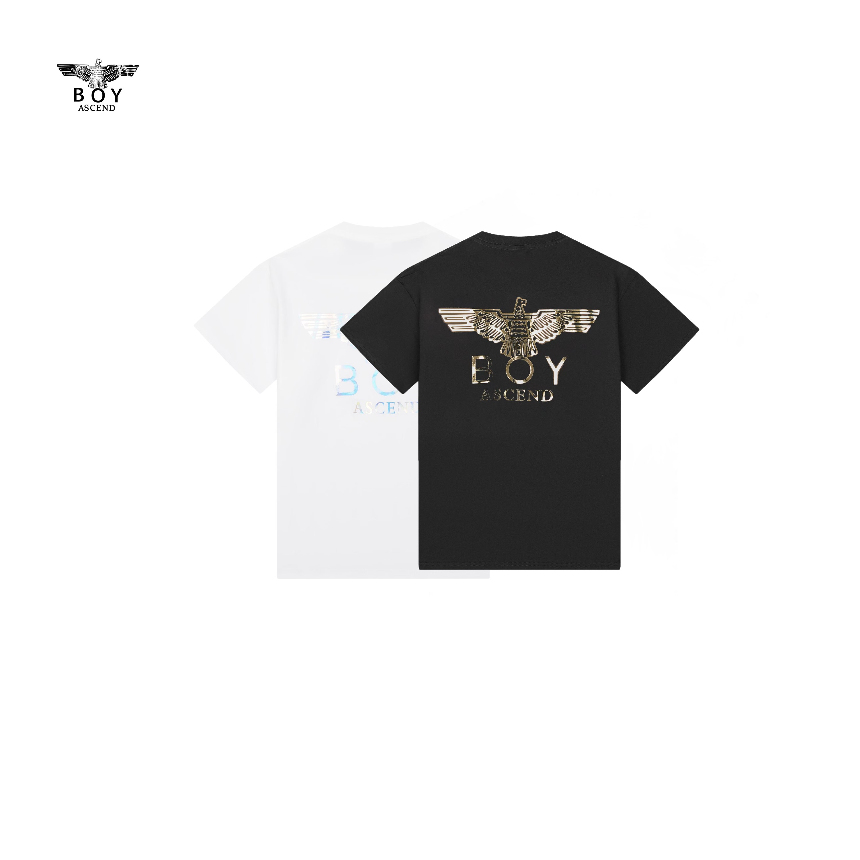 BOY ASCEND（曼谷烫金系列）新款潮牌奢品T恤卫衣男女同款情侣T
