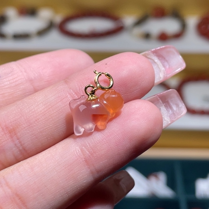 南红玛瑙猫未镶嵌