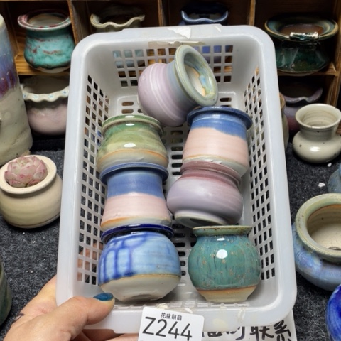 紫砂花盆微瑕244口径3.5到4