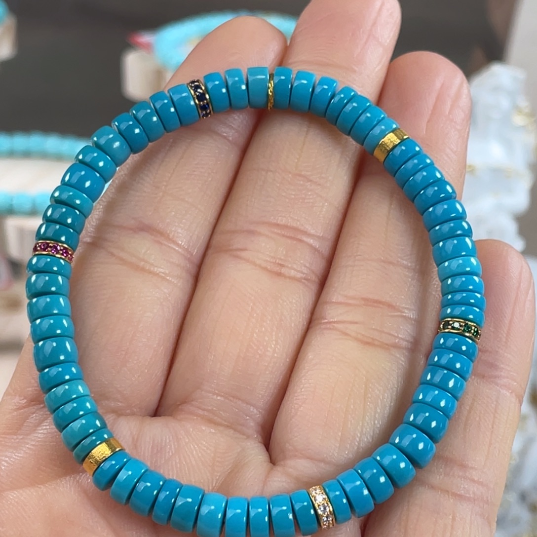 绿松石未镶嵌套链