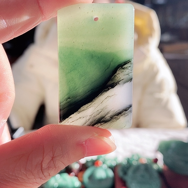 密玉（石英质玉）手链未镶嵌