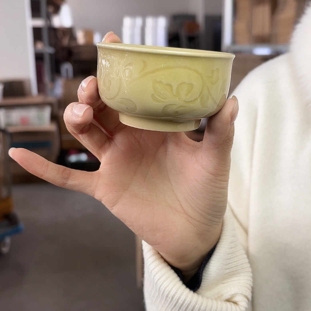 龙泉云间青瓷小米茶器