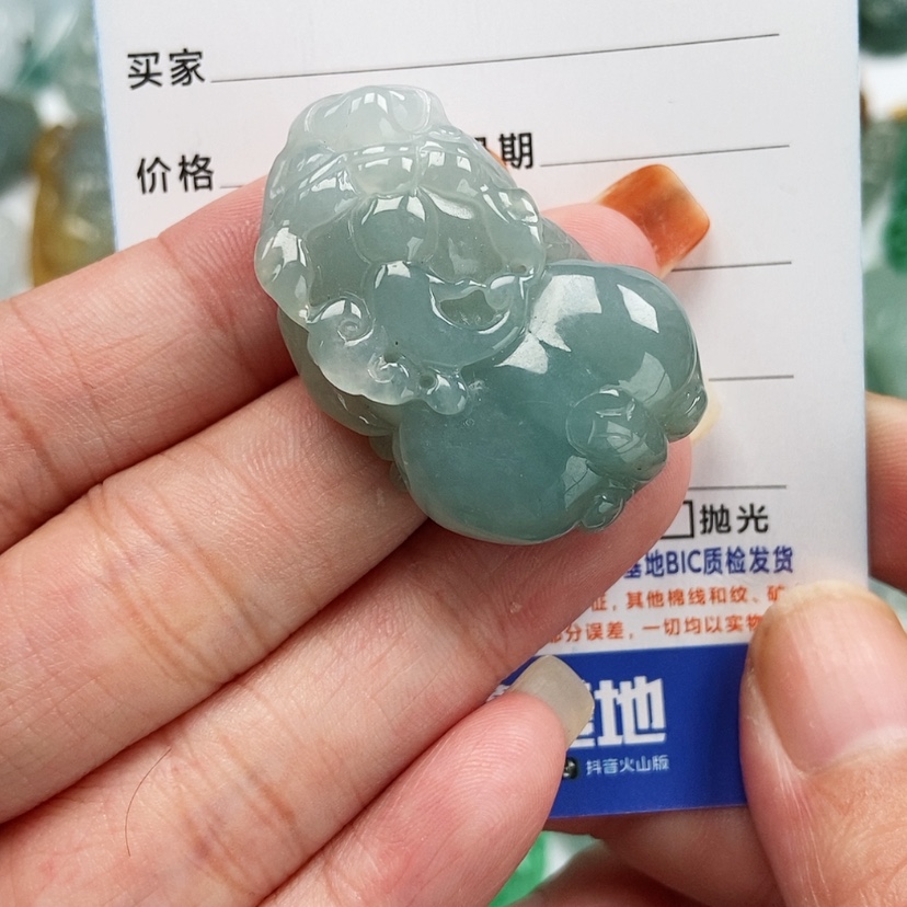 【闪购商品】翡翠颈饰未镶嵌貔貅