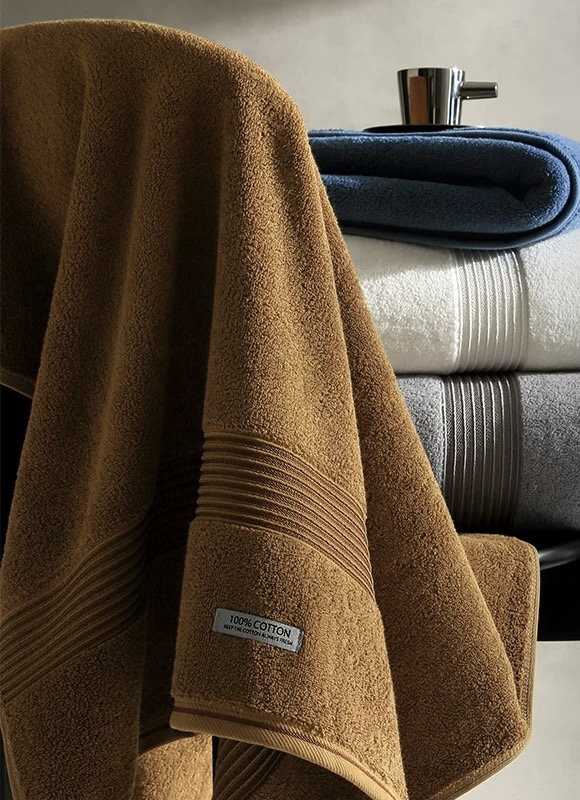 施华洛BNS匹马棉加大加厚浴巾抗菌柔软吸水不掉毛不掉色加大加厚