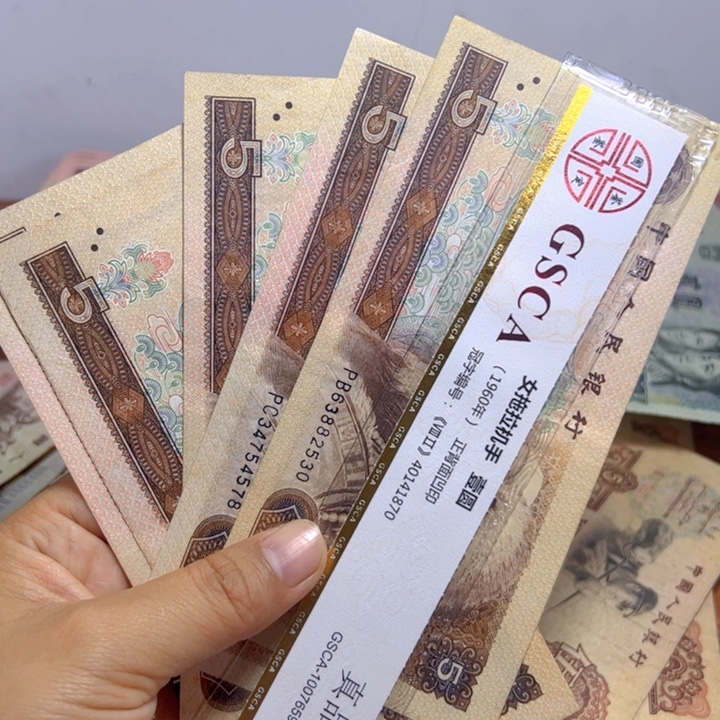 退市人民币5张如图旧票805