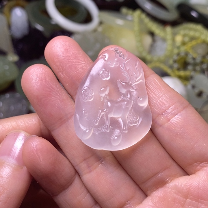 岫玉岫玉颈饰未镶嵌