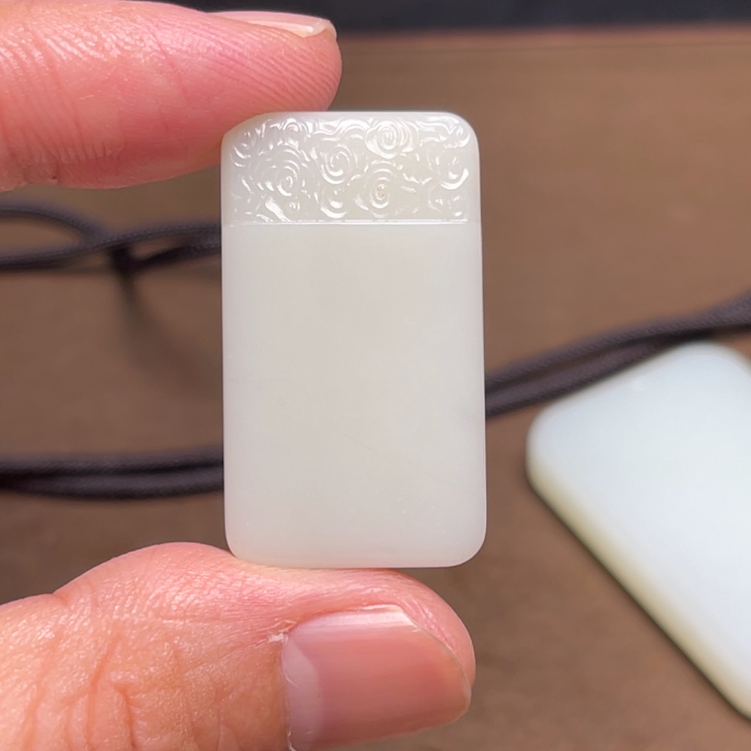 和田玉未镶嵌颈饰31