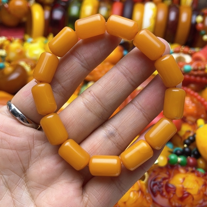 树脂制品54号桶珠手串