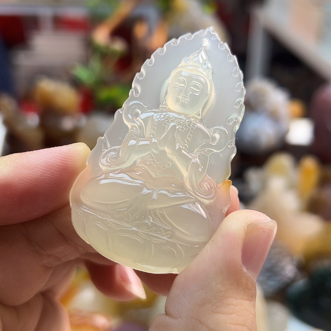 玛瑙/玉髓未镶嵌吊坠(不含链)