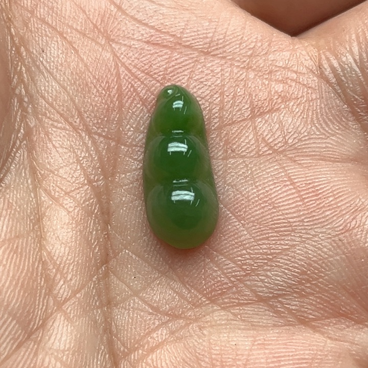 和田玉（碧玉）吊坠(不含链)未镶嵌宁****乐