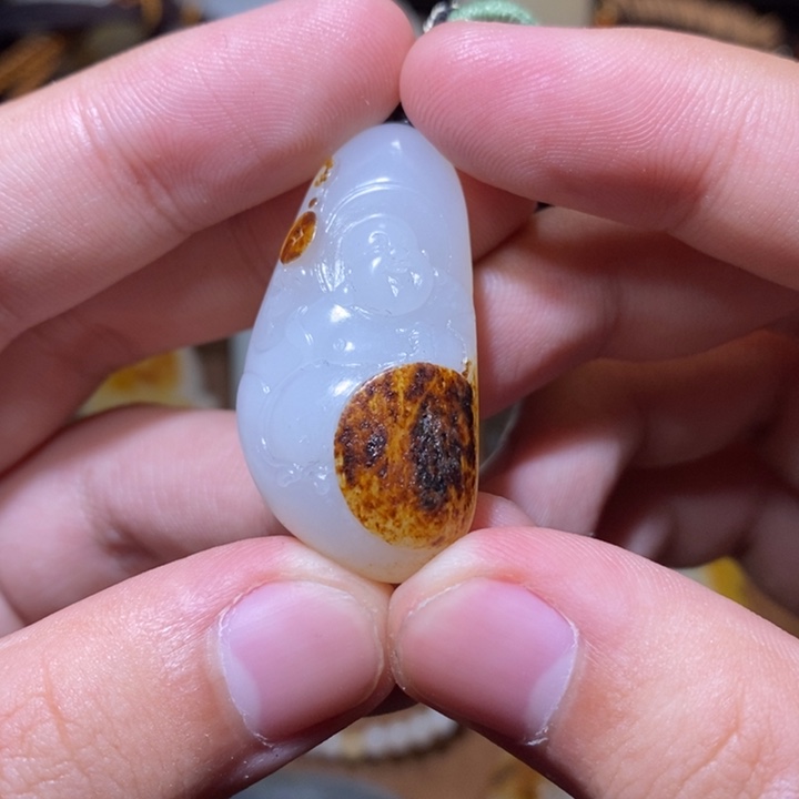 和田玉颈饰未镶嵌